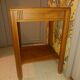 Side table Art Deco 1940 in solid wood caramel excellent condition