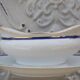 1 antique porcelain sausage Limoges blue and gold nets