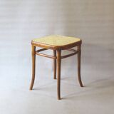 Tabouret carré Thonet N°56, vers 1900 canné et estampillé