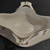 Saucière in porcelain of paris early twentieth century