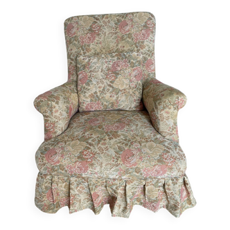 Antique toad armchair
