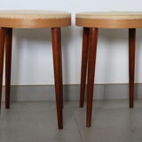 Pair baumann stools to cover