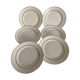 Série de 6 assiettes plates Moulin des Loups Orchies
