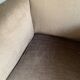 Art Deco armchair in taupe velvet, 1920/30