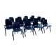 Lot de 18 chaises Galvanitas, années 60