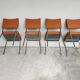 Vintage fabric chairs
