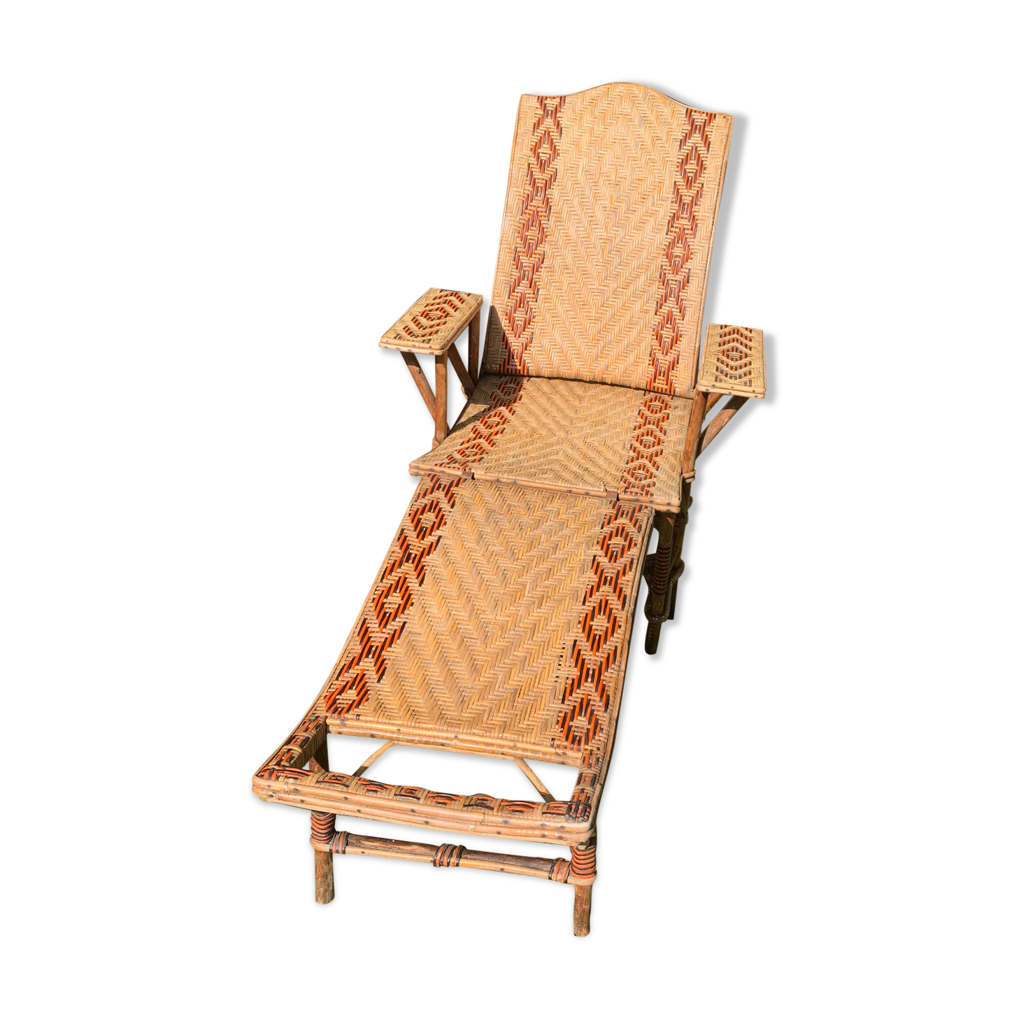 Chilean commoner wicker lounge chair