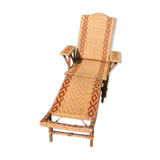 Chaise longue chilienne rotin osier
