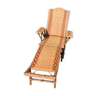 Chilean commoner wicker lounge chair