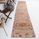 Tapis de course turc vintage 3x12, 80x377Cm