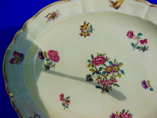 Plat ovale en porcelaine estampillé bernardaud - limoges
