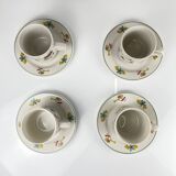 Set of 4 Christmas coffee/tea cups, 1980