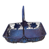 Panier en métal style art déco