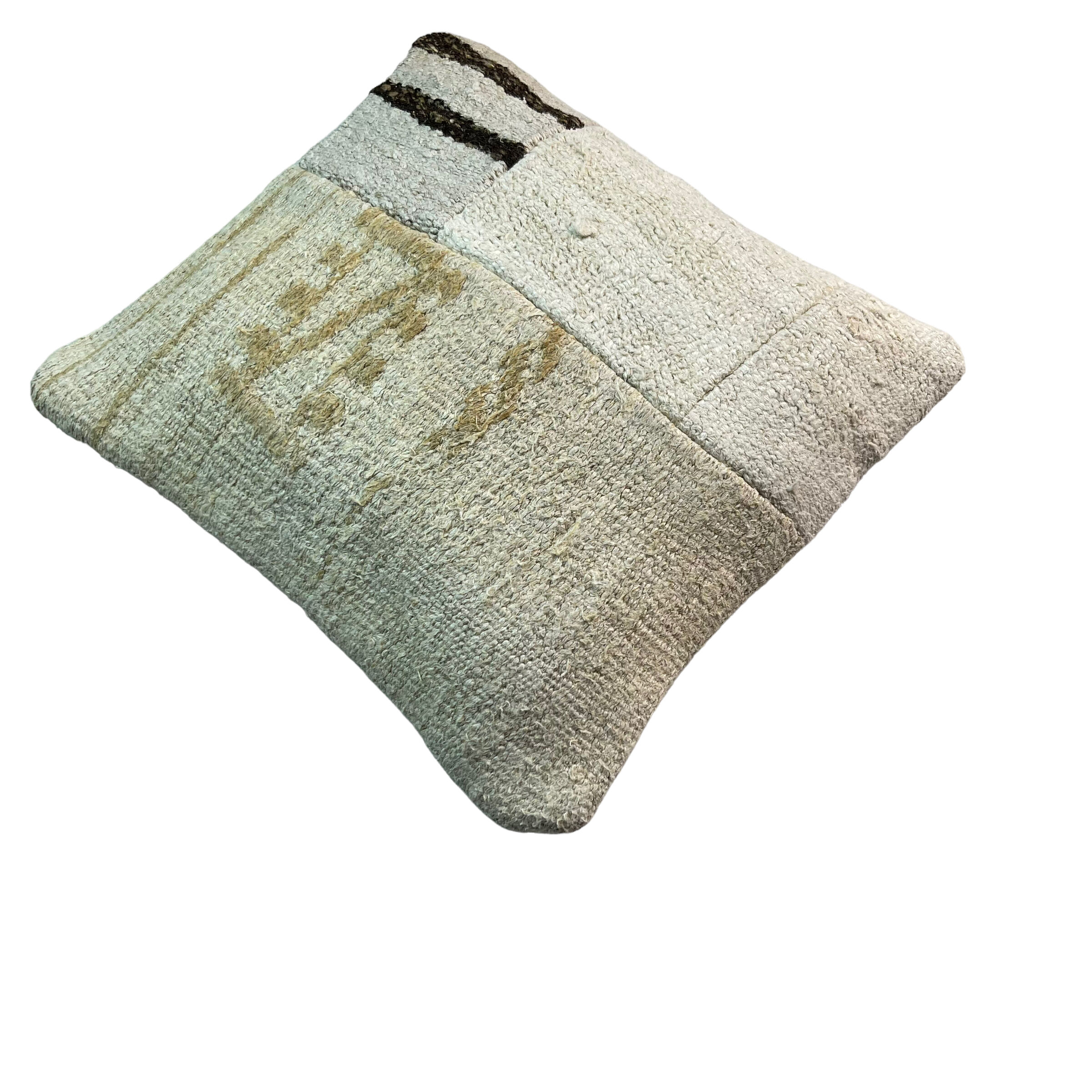 Housse de coussin kilim turc vintage 40 x 40 cm