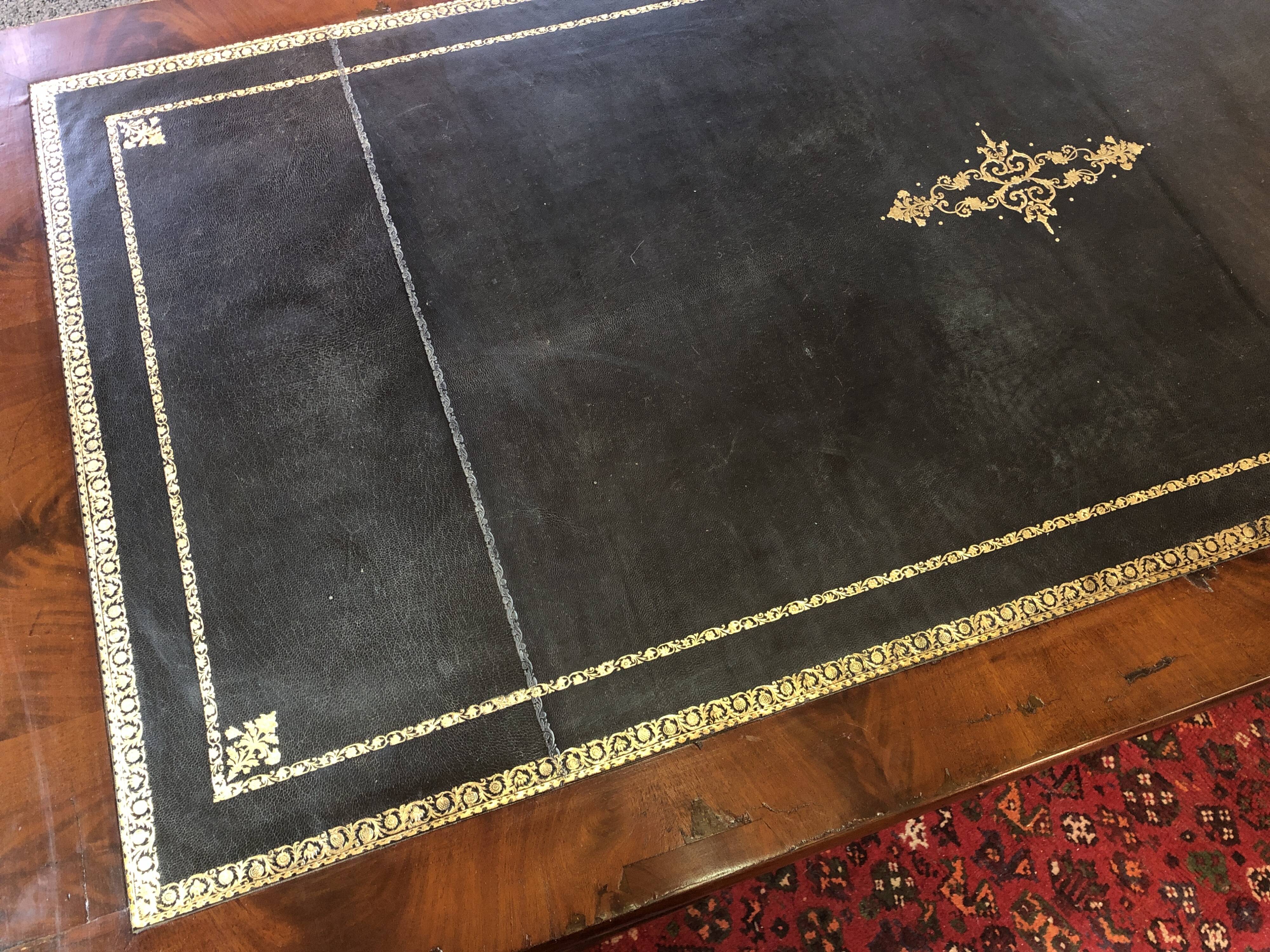 19th century pedestal desk