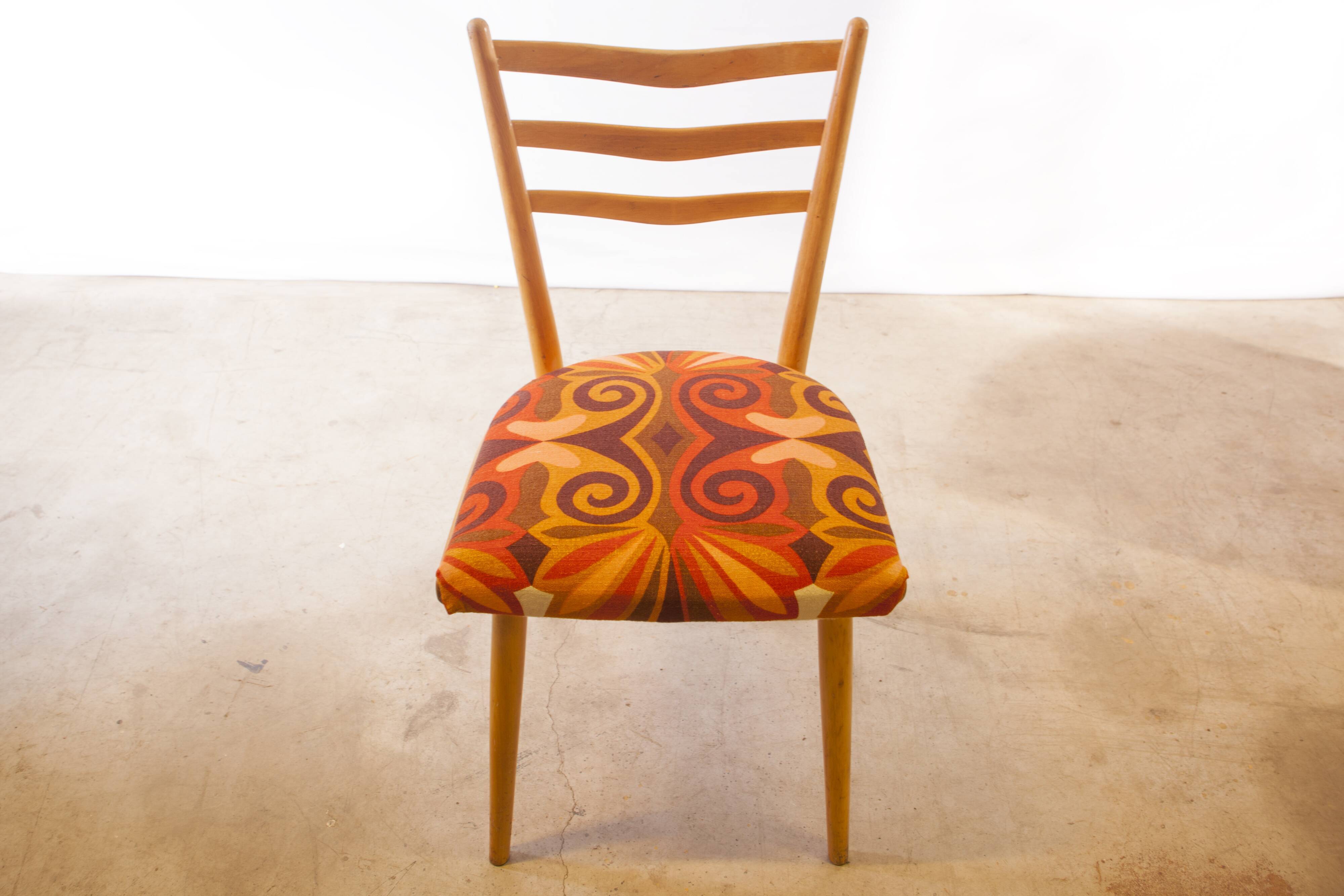 Set of 3 chairs Thonet 1960