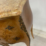 Pair of inlaid bedside tables