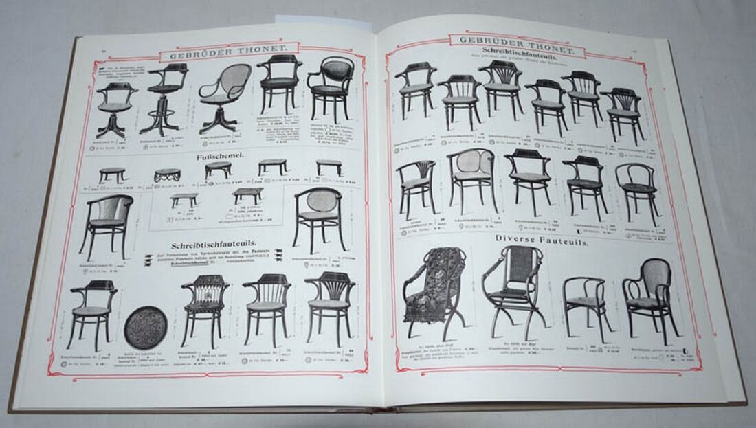 1900s Thonet Office Chair, Model Nr. 6000