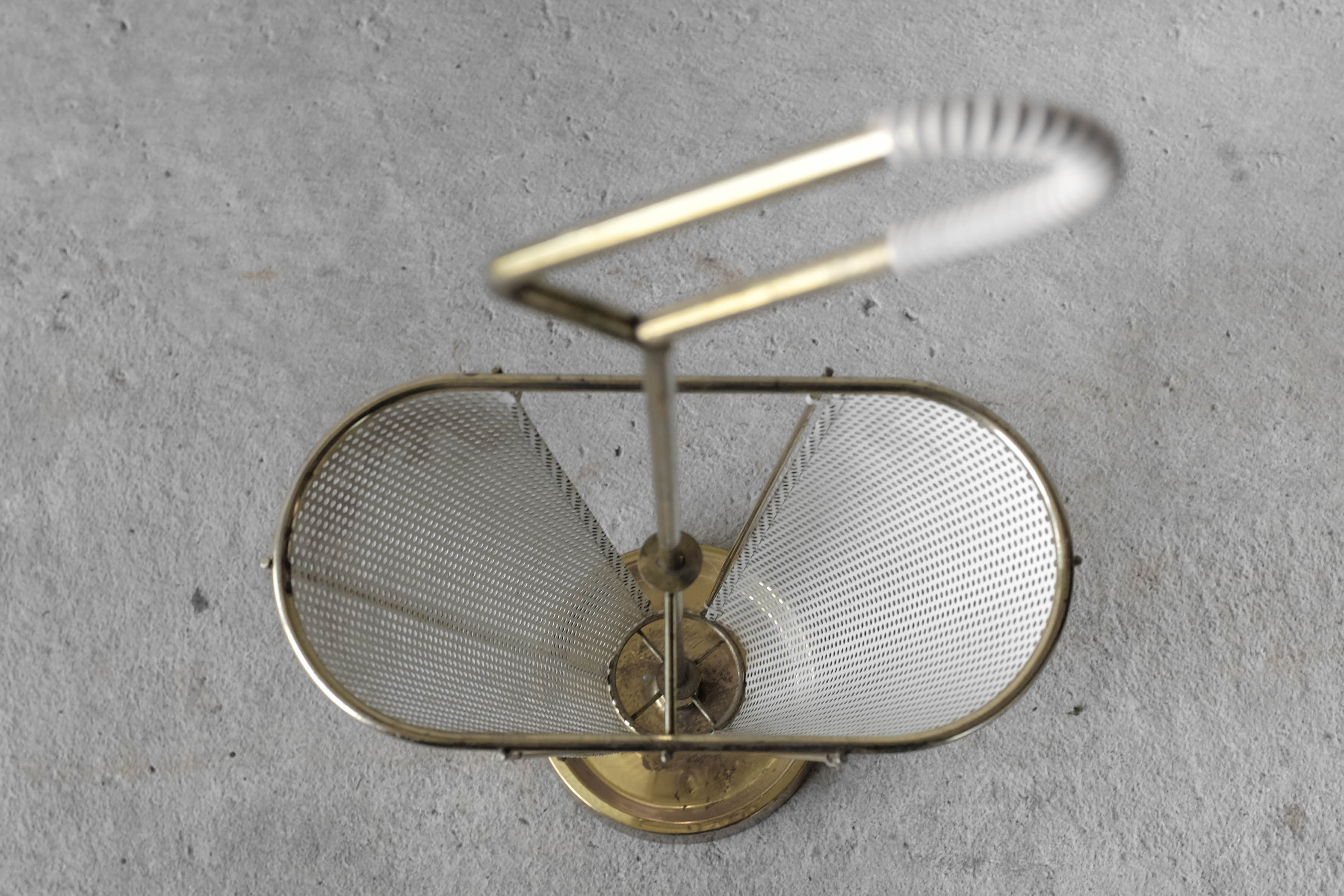 Umbrella door brass and rigitulle-years 50