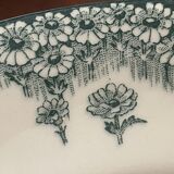 Set of 5 flat plates Terre de fer Longwy