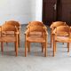 Ensemble de 6 chaises de salle à manger par Rainer Daumiller, années 1970