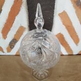 Bonbonnière ciselée cristal forme sphère