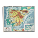 Affiche Espagne péninsule Ibérique
