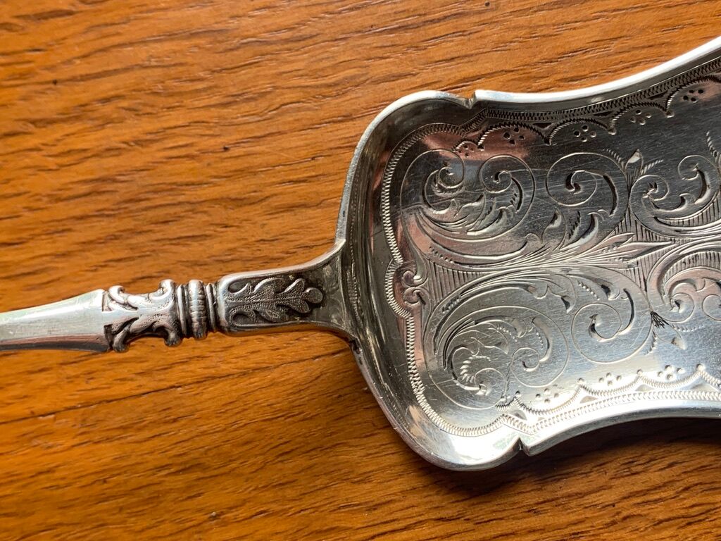 Cake Shovel Solid Silver Hallmark Copenhagen Denmark 1911