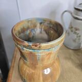 Vintage glazed stoneware vase
