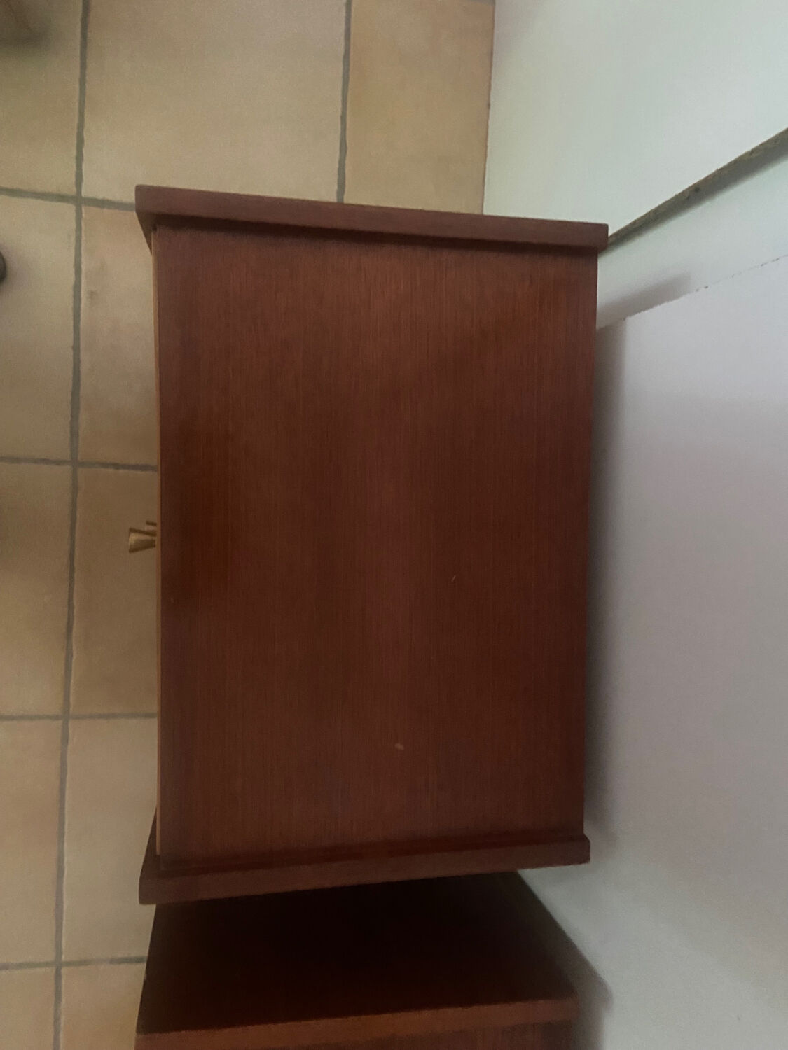 Pair of vintage bedside tables 50s