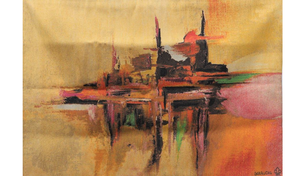 Tapestry "the golden city" of Garrucha xxth