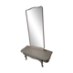 Vintage Boho standing hall or dressing mirror, 1970-80