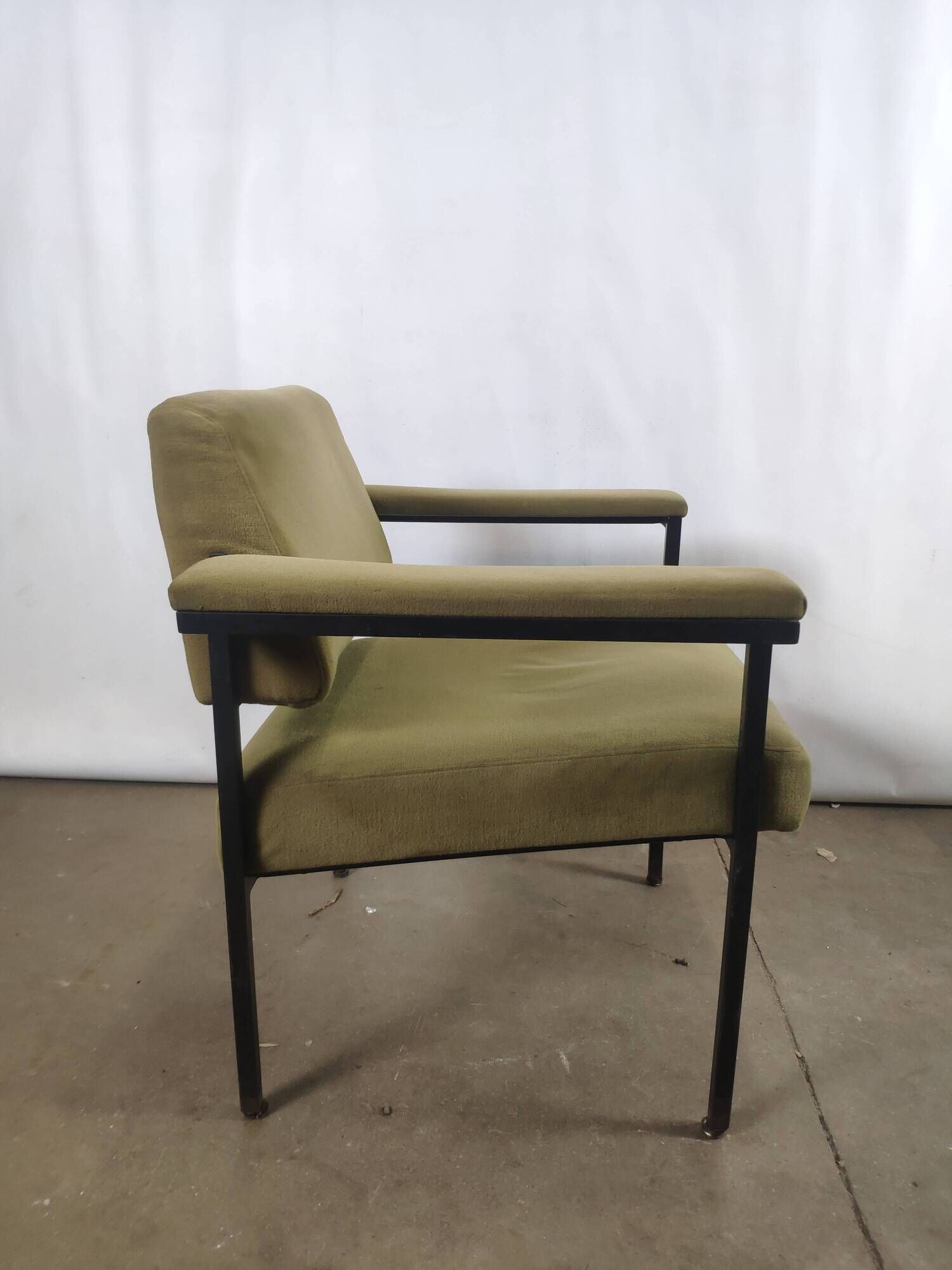 C. Gaillard green and black industrial chair - J. Domps for DMU