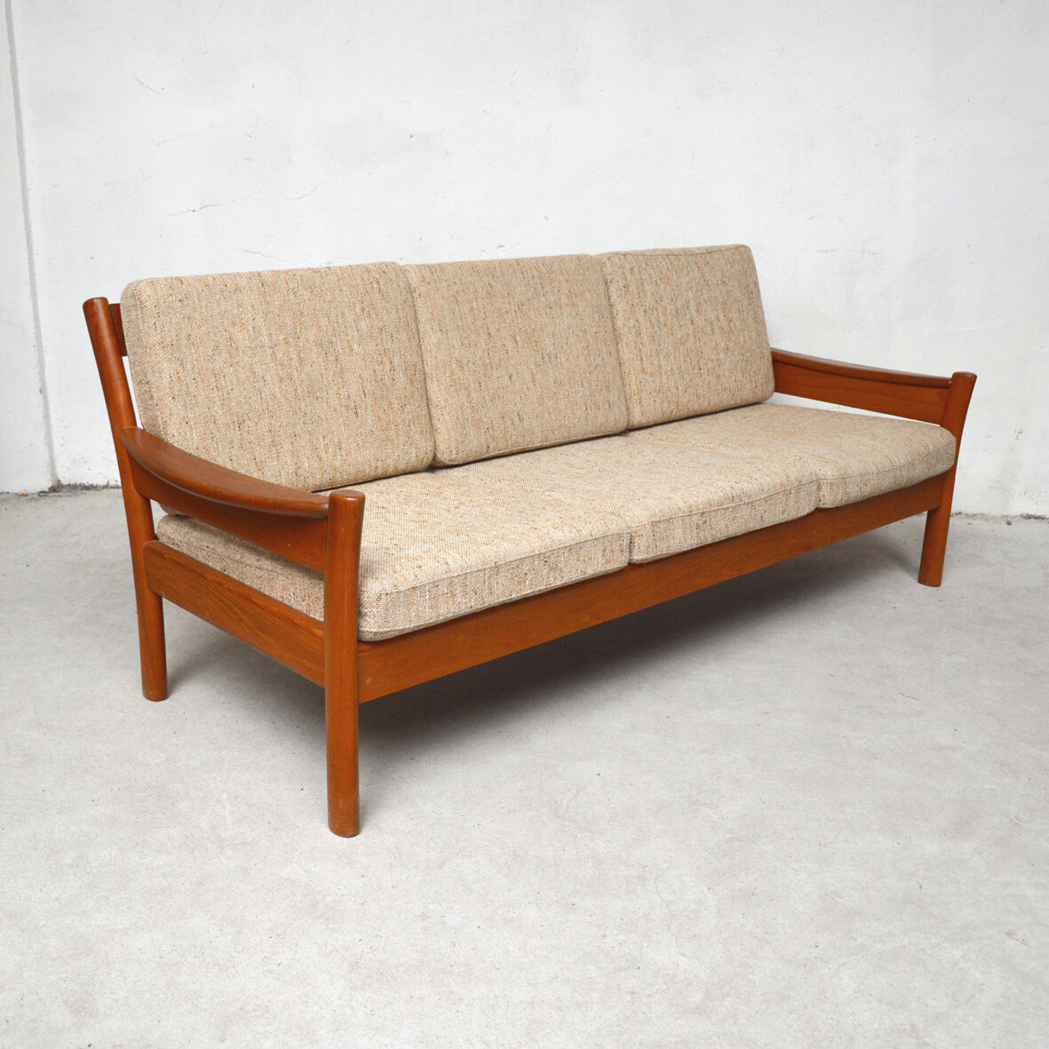 Dyrlund 3-seater teak sofa, 1960