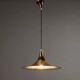Vintage lamp in aluminium with brass plating, Italian made, 1960s.