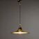 Vintage lamp in aluminium with brass plating, Italian made, 1960s.
