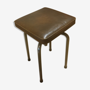 Stool in leatherette