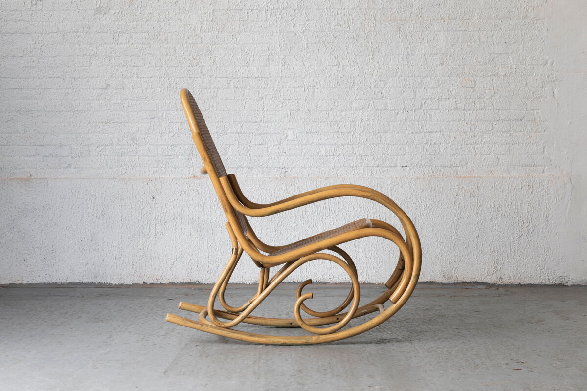 Rocking chair produced in France around 1960