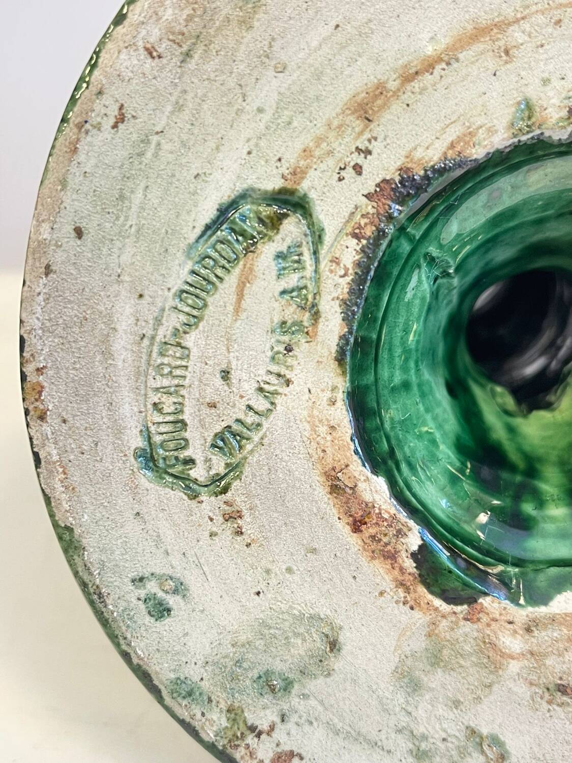 Ceramic candle holder 1960