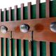 Vintage Wall-Mounted Hall-Stand with a Bench, Italy 1970's