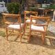 3 chaises en rotin