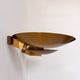 Pair of vintage brass wall lights, France 1970.