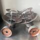 Pair of Classic Danish Vintage Outdoor Wall Lamps in  Copper
