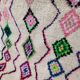 Handmade moroccan berber rug 267 x 121 cm