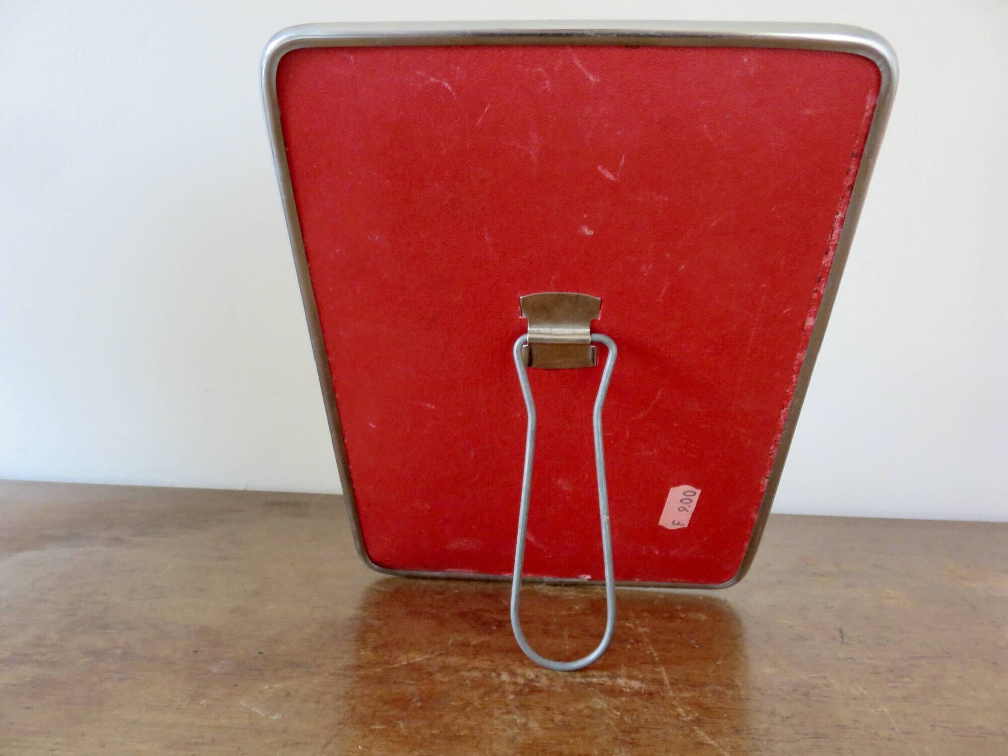 Vintage barber's or hairdresser's mirror, for standing or hanging, from the 1950s-60s.