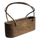 Small oval basket with long handles, traditional Indonesian L28xH10
