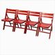 Mid-century wooden folding chair, 1960s, set of 4