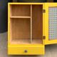 Powdered yellow medicine cabinet