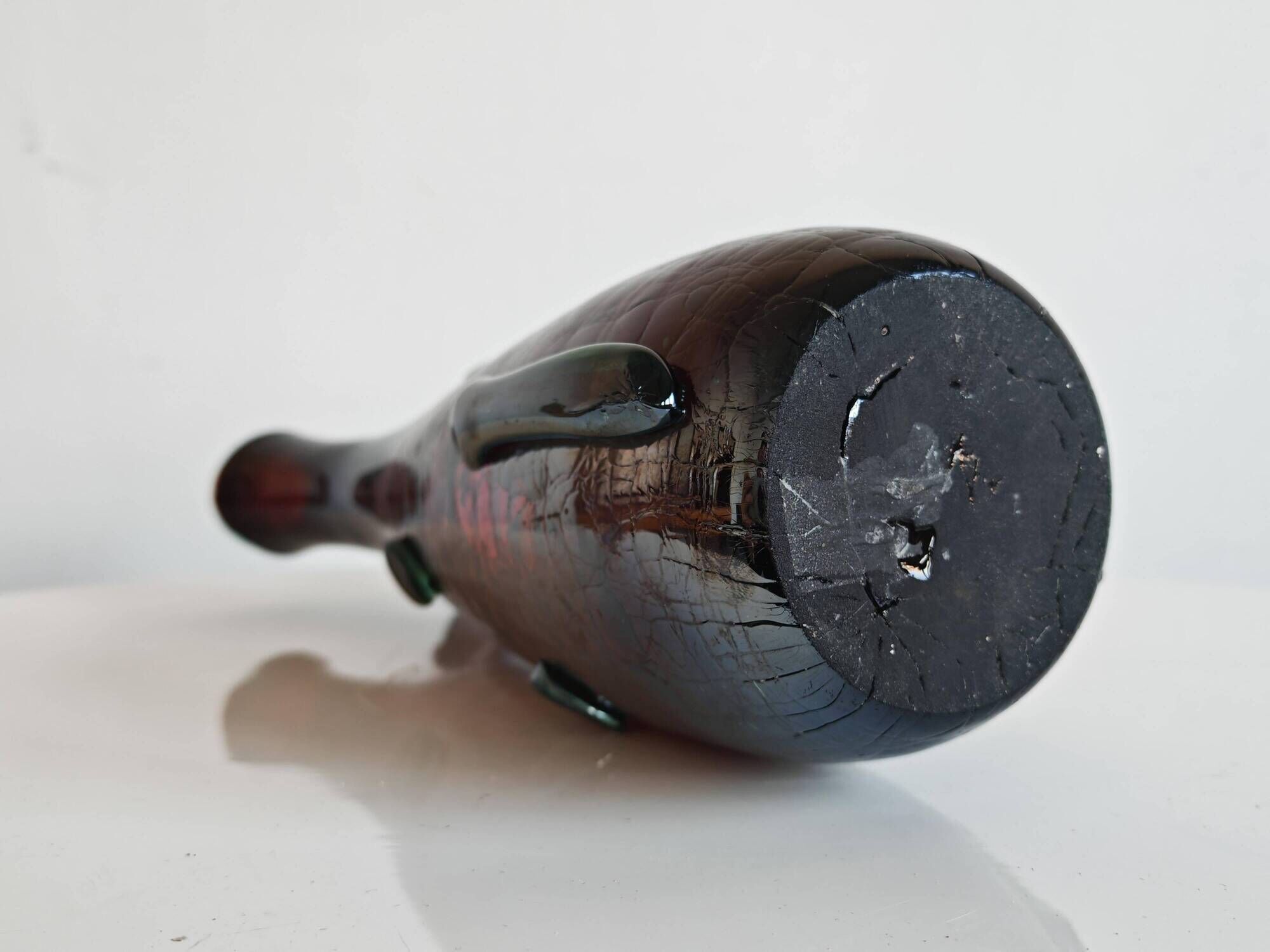 Vase en verre de Murano Mid Century Modern par Luciano Ferro 1950s