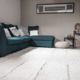 Beni weain beige carpet with dug patterns "bni drar" 287 x 210cm